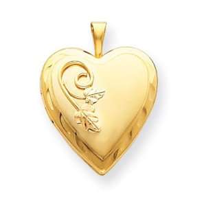  Heart Locket in 10k Yellow Gold Jewelry