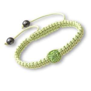  Idolise Bracelet 1 Green Sparkly Bead Jewelry