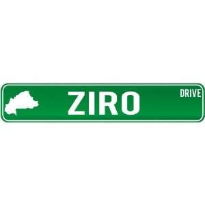  New  Ziro Drive   Sign / Signs  Burkina Faso Street Sign 