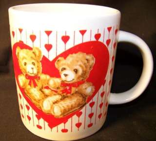 Houston Foods Hearts Teddy Bears Coffee Mug  