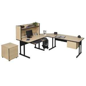  L Shape Office Furniture Workstation