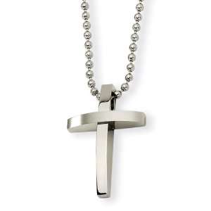  Stainless Steel Cross Pendant Necklace Vishal Jewelry 