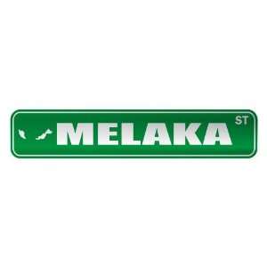   MELAKA ST  STREET SIGN CITY MALAYSIA