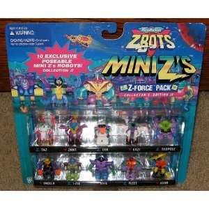  Micro Machines Zbots Mini Zs Z Force 10 Pack Toys 