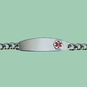  8in Medical Bracelet   Stainless Steel Jewelry