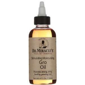  Dr. Miracles Moist Gro Oil 4 oz. (Quantity of 4) Health 