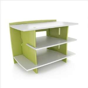  Select Kids 33 Media Stand in Lime and White