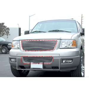 FORD EXPEDITION 2004 2006 NON XLT MDLS CHROME UPPER AND BUMPER BILLET 