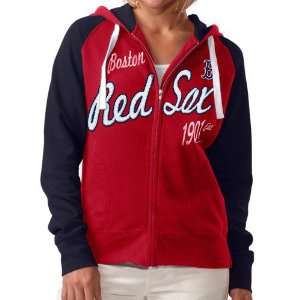  Boston Red Sox Ladies Red Inductee Full Zip Hoody 