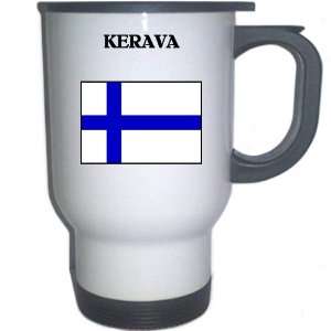  Finland   KERAVA White Stainless Steel Mug Everything 