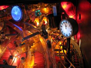 Theatre Of Magic Pinball Machine REAL OAK Clock Mod  