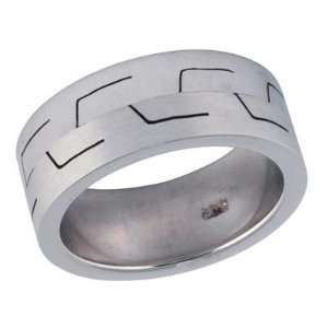  14K White Gold InStyle Wedding Ring SZUL Jewelry