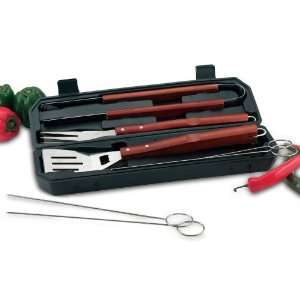   7Pc Bbq Tool Set By Chefmaster&trade 8pc Barbeque Set in Carrying Case