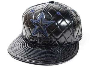 Dallas Cowboys Machete Shiny Black NFL Fitted Hat  