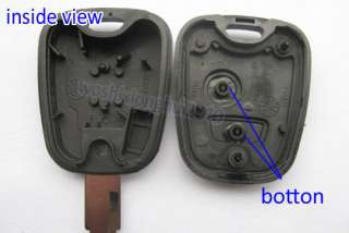 UNCUT Remote Key Shell Case For Peugeot 106 206 306 405  