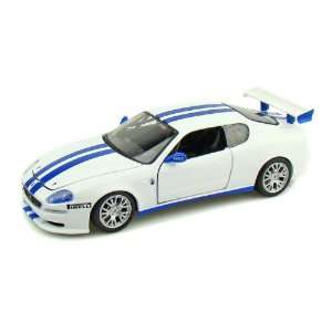  Maserati Trofeo 1/24 White w/Blue Toys & Games