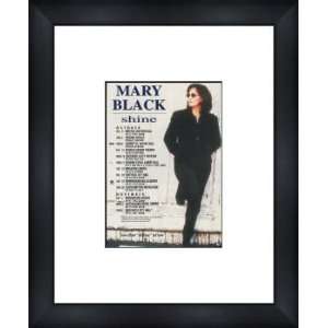  MARY BLACK UK Tour 1997   Custom Framed Original Ad   Framed Music 