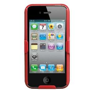   Case w/ Holster for iPhone 4 & 4S (Red) Cell Phones & Accessories