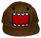 Domo Kun Brown Face Japan Adjustable Flat Bill Hat Cap