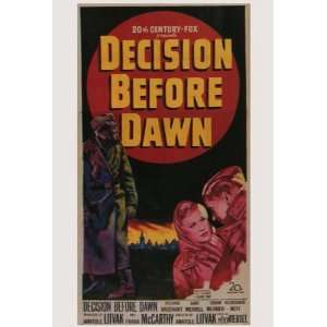  Decision Before Dawn Movie Poster (27 x 40 Inches   69cm x 