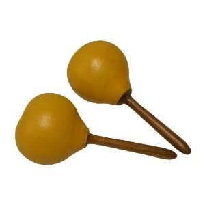  Maracas, Fruit, Yellow   Pair Musical Instruments