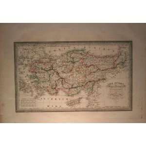  Antique Map of Asia Minor, Turkey, 1821