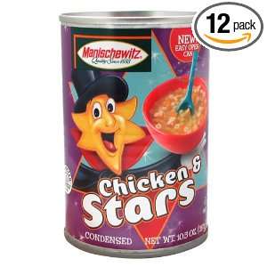 MANISCHEWITZ Chicken And Stars, 10.5 Ounce Cans (Pack of 12)