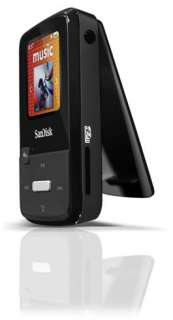  SanDisk Sansa Clip Zip 8GB Black  Player SDMX22 008G 