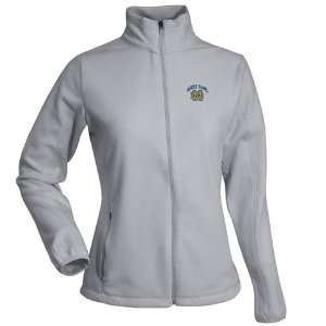  Notre Dame Womens Sleet Full Zip Fleece (Grey) Sports 