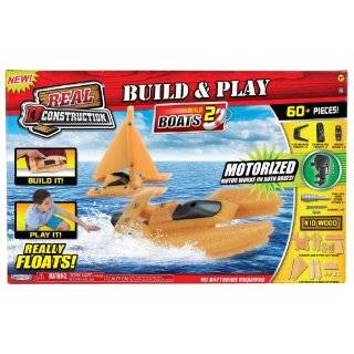 Real Construction Action Playset   Boat Style