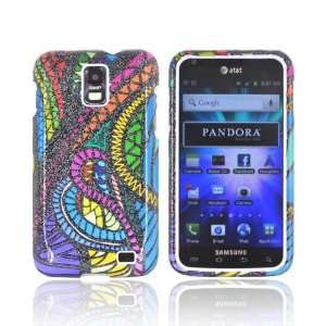  For Samsung Galaxy S2 Skyrocket Jamaican Fabric Silver 