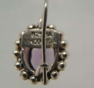 SUARTI COLLECTION STERLING SILVER AMETHYST LEVER BACK 925 BA INDONESIA 