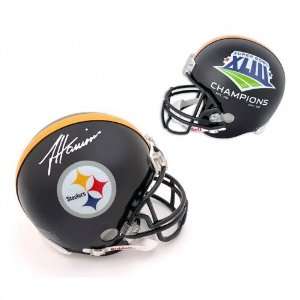 James Harrison Autographed Helmet  Details Pittsburgh Steelers 