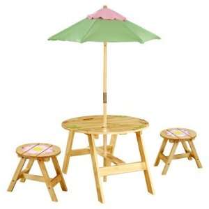   Magic Garden Outdoor Table and Chair Set with Bench