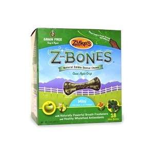  Zukes Z Bones   Apple Crisp   Mini   18 count Health 