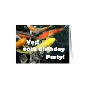 90th Birthday Party   Goldfish Card Toys & Games