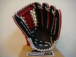 ZETT Pro Limited 13.5 Softball Glove Red White RHT OF  