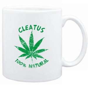 Mug White  Cleatus 100% Natural  Male Names  Sports 