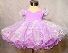 Lavender and White National Pageant Dress Shell