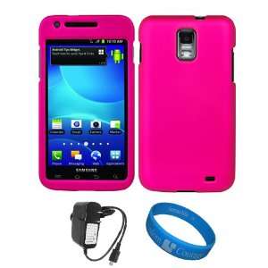 Hot Pink Snap On Protector Case for Samsung Galaxy S II Skyrocket LTE 