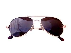 Small Aviators Glass Brown lense Sunglasses SpringHinge  
