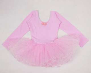   Leotard Ballet Tutu Costume Dance Skirt Dress 2 7Y 2color  
