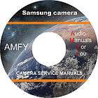 Samsung camera service manuals, owners manuals and schematics on dvd 