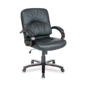   Lorell Lorell Woodbridge Series Managerial Mid Back Chair Office