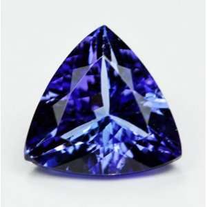   Natural Tanzanite Trilliant Shaped Loose Gemstone   AAA Grade Jewelry
