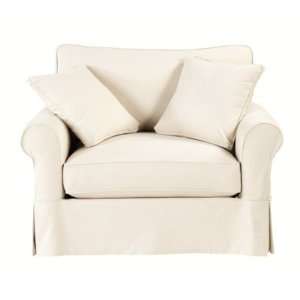  Baldwin Club Chair Slipcover   Ballard Essentials Fabrics 