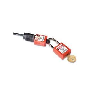   Company   Plug Lockout Fits 2 Prong 120 Volt Plug Red