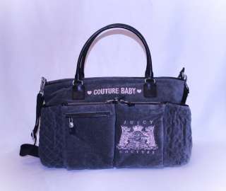   Couture Scottie Crest Heather Prestige W/ Pink Logo Baby Diaper Bag
