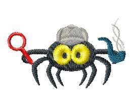 Funky Spiders 22 machine embroidery designs set 5x7  