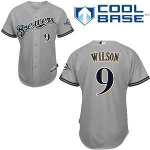 Josh Wilson Milwaukee Brewers Authentic Road Cool Base Jersey By 